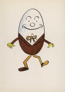 Figurer fra børnebøger: Klumpe Dumpe (farvelitografi) af Walter Trier