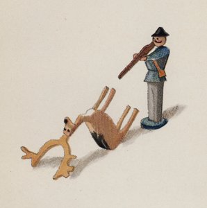 Gammelt legetøj malet af Walter Trier (farvelitografi) af Walter Trier
