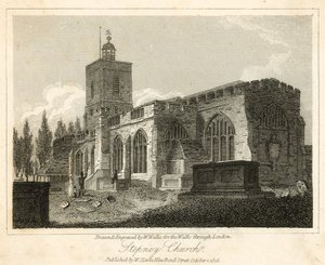 Stepney Church, London af Walter Wallis