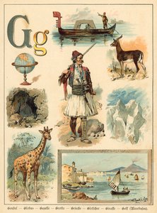 Bogstav G (chromolitho)