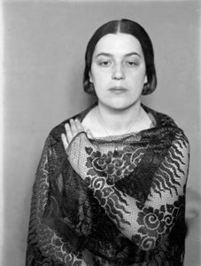 Portræt af Anita Pittoni, ca. 1933 (s/h-foto)
