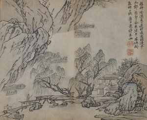 Blad fra Mustard Seed Garden Manual of Painting Jieziyuan huazhuan..., sandsynligvis 1878-udgave.