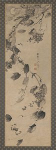 Vinranke i vind og måneskin, Ming-dynastiet, 1368-1644. af Wang Liangchen
