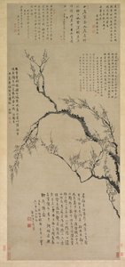 Blommeblomster, 1747. af Wang Shishen