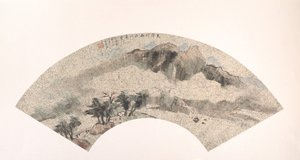 Landskab, 1800-tallet. af Wang Tingru