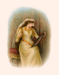Tennysons Lady of Shalott af Warry