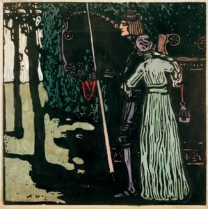 Farvel - stor version af Wassily Kandinsky