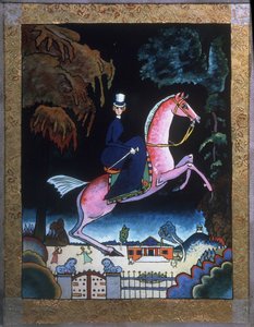 Amazone (Amazon). Oeuvre af Vassily Kandinsky (ou Wassily Kandinski eller Kandinskij af Wassily Kandinsky