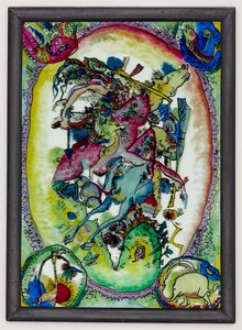 Apokalyptische Reiter II af Wassily Kandinsky