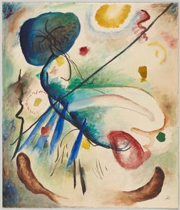 Akvarel med streg af Wassily Kandinsky