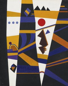 Binding af Kandinsky, Wassily Vasilyevich (1866-1944). Olie på lærred, størrelse: 70x60 af Wassily Kandinsky