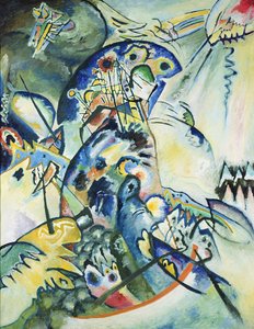 Blue Comb, 1917 af Wassily Kandinsky