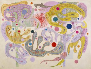Lunefulde former Formes capricieuses, 1937 af Wassily Kandinsky
