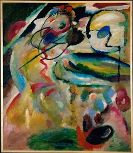 Komposition (olie på lærred) af Wassily Kandinsky