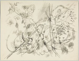 Udkast til en Radering af Wassily Kandinsky