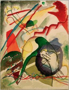 Design til billede med hvid kant af Wassily Kandinsky