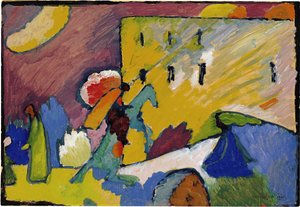 "" Study for Improvisation 3 "" Painting by Vassily Kandinsky Dani af Wassily Kandinsky