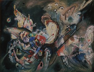 Dyster. Sammensætning Nr. 221, 1917 af Wassily Kandinsky