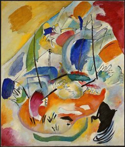 Improvisation 31 Sea Battle af Wassily Kandinsky