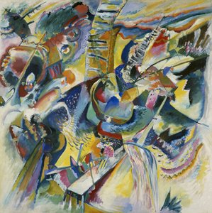 Improvisation Klamm af Wassily Kandinsky