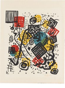 Kleine Welten V af Wassily Kandinsky