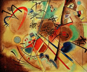 Lille drøm i rødt af Wassily Kandinsky