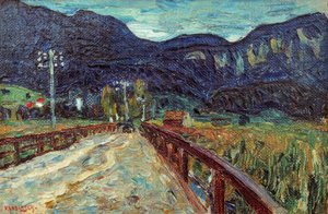Kochel - Broen af Wassily Kandinsky