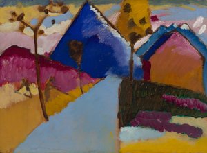 Kochel – lige vej af Wassily Kandinsky