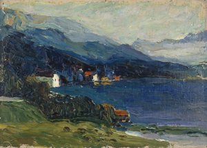 Kochel-søen, ca. 1902 af Wassily Kandinsky