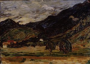 Landskab, 1918 af Wassily Kandinsky