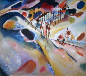 Landskab af Wassily Kandinsky