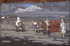 landevej af Wassily Kandinsky