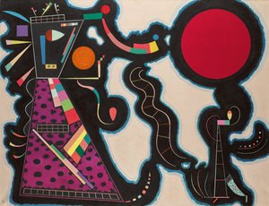 Den røde cirkel, 1939. af Wassily Kandinsky