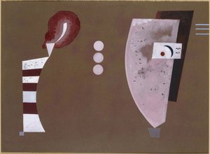 ""Mitten Kreise"" (midten af ​​cirklen) - maleri af Vassily Kandinsky (eller Wassily Kandinski eller Kandinskij af Wassily Kandinsky