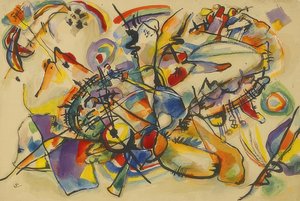 Uden titel. Omkring 1916 af Wassily Kandinsky