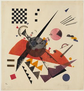 ""Orange"" Litografi af Vassily Kandinsky (eller Wassily Kandinsky eller Kandinskyj af Wassily Kandinsky