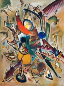 Maling med punkter af Wassily Kandinsky