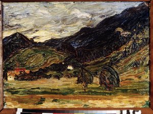 ""Landskab"" Maleri af Vassily Kandinsky (eller Wassily Kandinsky eller Kandinskyj af Wassily Kandinsky