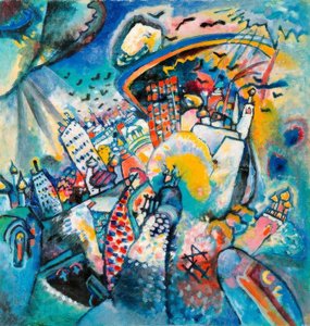 Rød firkant af Wassily Kandinsky