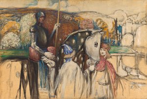 Rejsende Ritter af Wassily Kandinsky