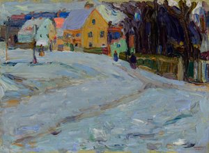 Schwabing - Nikolaiplatz af Wassily Kandinsky