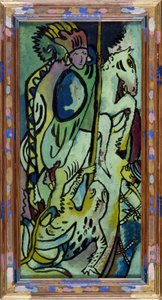 Sankt Georg II af Wassily Kandinsky