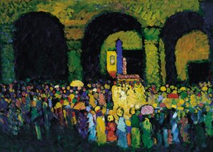 Ludwigskirche i München, 1908 af Wassily Kandinsky