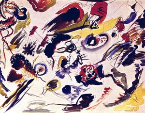 Den første abstrakte akvarel af Wassily Kandinsky