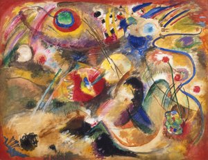 Ubenavnet billede (Syndfloden) af Wassily Kandinsky