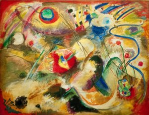 Unavngivet billede (Sintflut) af Wassily Kandinsky