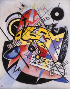 Hvid prik (sammensætning 248) af Wassily Kandinsky