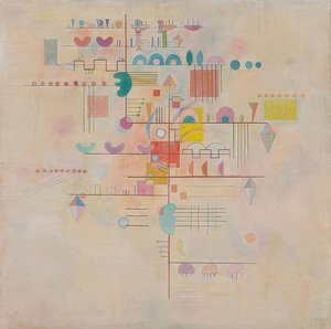 Zarter Aufstieg (Graceful stigning). 1934 af Wassily Kandinsky