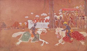 duel af Wassily Kandinsky