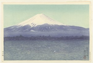 Kawaguchi-søen Kawaguchiko (titel på objekt) af Watanabe Kako